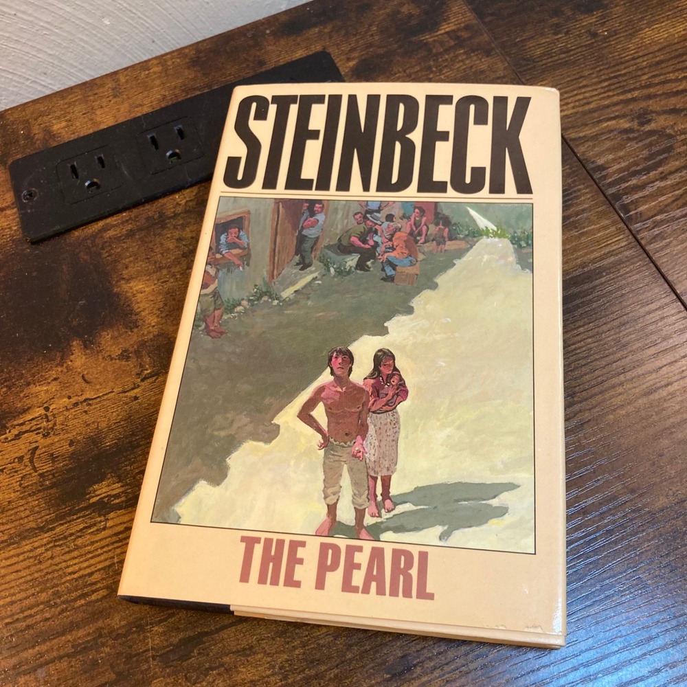 The Pearl John Steinbeck Hardcover 1986 Viking Penguin Novella HC DJ Vintage